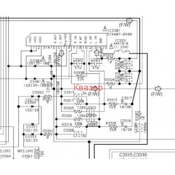 Stk403 070 схема усилителя