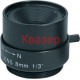 EVD0816F Обектив 1/3“ CCTV 8.0 mm, F2.0, CS mount, Fixed Iris Lens