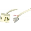 Телефонен кабел удължителен мъжки - женски/SS-212-6P4C
