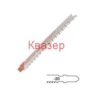 KWB Нож за прободен трион JIGGER T123X 100мм за метал 2бр/6240-20