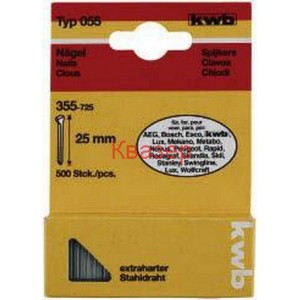 KWB Пирони за такер 19mm 480бр.Typ 049/349-719