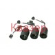 KOPP Фасунга  E27 с кабел и клеми комплект 3 бр./2146.1503.8