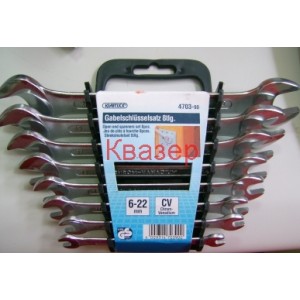 KRAFTIXX Гаечни ключове  комплект 8 броя 6-22 мм хром-ванадий /4703-90