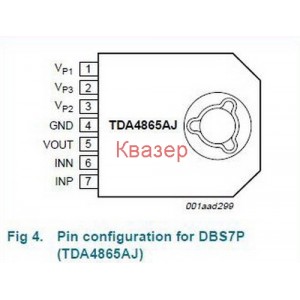 TDA4865AJ - eflection boosters for use in vertical deflection systems
