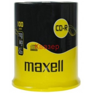 ДИСК Maxell CD-R 700MB - 80min max 52x  100бр.