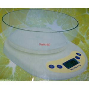 Електронен кухненски кантар с купа / max. 5кг./