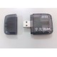 USB мини четец на карти SD, SDHC, microSD, miniSD, T-FLASH, MS, M2