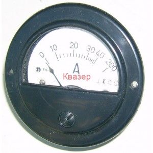 Амперметър 0-200A AC Ф65мм
