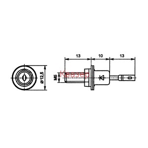 КД202В - 100V , 5A