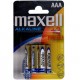 Батерия LR03 AAA 1.5V MAXELL 6бр.