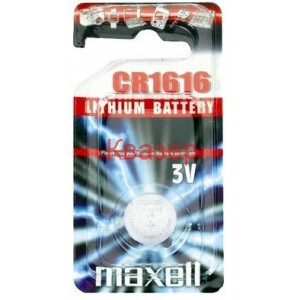 Бутонна батерия литиева CR1616 3V MAXELL