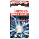 Бутонна батерия литиева CR2025 3V MAXELL