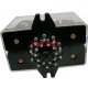 Реле тригер MKW33P с 2 бобини на 110V и 2х3 превключващи SPCO контакта, за монтаж на 20 pin цокъл