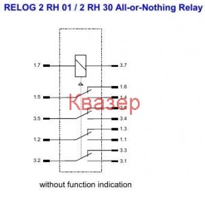 2RH01 реле RELOG 24V TGL26047 IP40