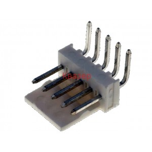 MOLEX 7395-5B - Съединител платка-проводник, KK, гнездо, мъжки, 5pin, ъглови 90°