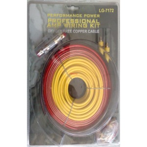 Комплект кабели за автомобил за усилвател (car-audio amp wiring kit) LG-7172