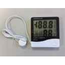 Цифров термометър HTC-2 с часовник и сонда