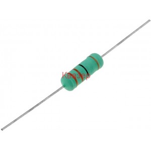 1 ohm 5W Резистор жичен ±5%, ф6,5x17,5mm, 400ppm/°C KNP05WS-1R Royal Ohm