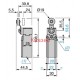 Краен изключвател XCKN2118P20 NO+NC AC15-240V 3A