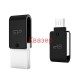 USB OTG 2.0 Flash drive (Флаш-памет) 16GB Silicon Power Mobile X21 Black