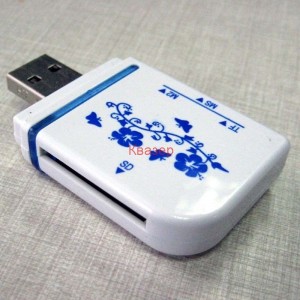 USB четец на карти ALL IN ONE (15 in 1) с цветя