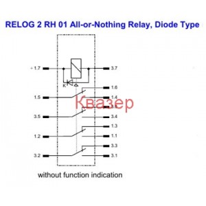 2RH01 реле RELOG 220VDC TGL26047 IP40