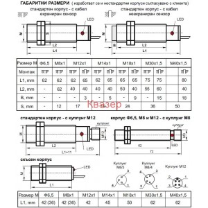 Индуктивен датчик STS ID 6.5 PNP-NO