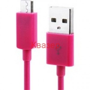Кабел USB - micro USB 1 m. - цветен