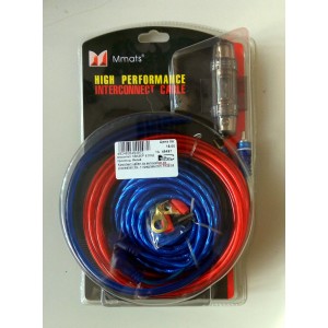 Комплект кабел за автомобил за усилвател 5м. + предпазител PKG-66
