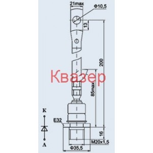 Диод Д161-200-7 700V 200A