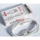 Кабел USB - micro USB 1.5m бял с ферит ALLin1