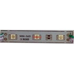 Светодиоден модул 3 LED, 0.4W, 12VDC синя широкоъгълна светлина