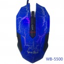 Оптична мишка WB-5500 USB GAME черна