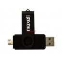 OTG флаш памет Maxell DUAL 16GB micro USB + USB 