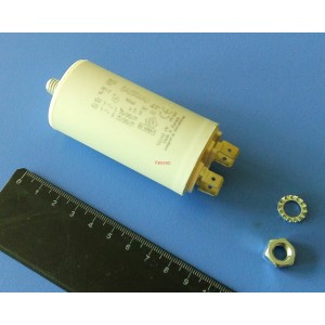 2D 16uF 450V работен кондензатор тип MKP с изводни пера
