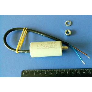 4D 3.15uF 450V работен кондензатор тип MKP с кабел