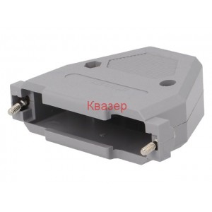 DSC-237 Пластмасов корпус D-SUB прав 37PIN сив