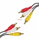 КАБЕЛ 3 мъжки чинча - 3 мъжки чинча 3RCA 1.5 м.
