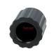 GC6M-11X10 Копче за потенциометър, миниатюрно, черно, пластмасово, ост ф6mm
