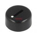 GC6D-12X4.5D Копче за потенциометър, миниатюрно, черно, пластмасово, ост ф6mm