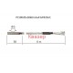 Pt100 Ф5х30 термо датчик сензор+6mFGPS кабел трипроводен 420°С