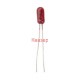 Лампа миниатюрна 12V червена, Стъкл.балон ф3x8mm