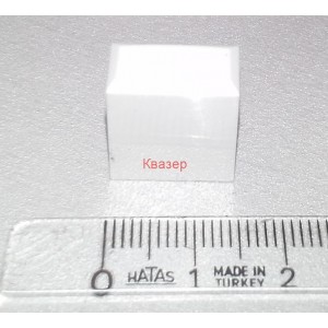 Копче за потенциометър плъзгач, бяло 14x7mm h17x3mm