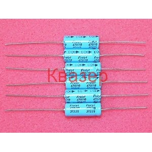 470uf 10V Frolyt Axial Capacitor