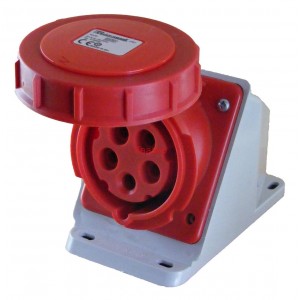 Контакт наклонен за монтаж на стена IP67 380V3P+T+N 16A