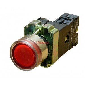 XB2-BW3461 Светещ бутон червен 220V, без задържане