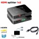 HDMI сплитер FULL HD 4K с усилвател, 1 вход - 2 изхода