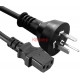 Захранващ кабел 10A/250V Well Shin WS-002 / WS-015 2m (IRAM 2073)