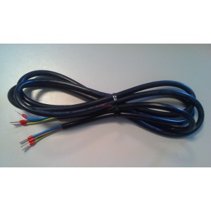 Захранващ кабел H05VV-F 3G 1.8м. 3Х0.75кв.мм. с накрайник втулка 3pin 