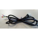 Захранващ кабел H05VV-F 3G 1.6м. 3Х0.75кв.мм. 3pin Molex - накрайник втулка 3pin 